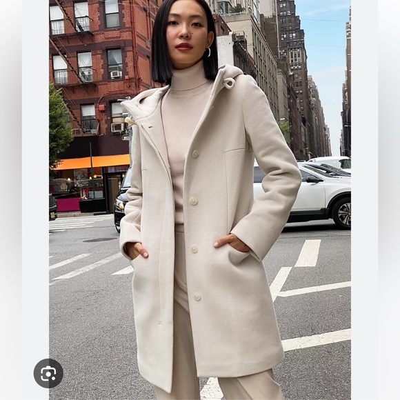 Aritzia Wool Hooded Coat - Picture 6 of 12